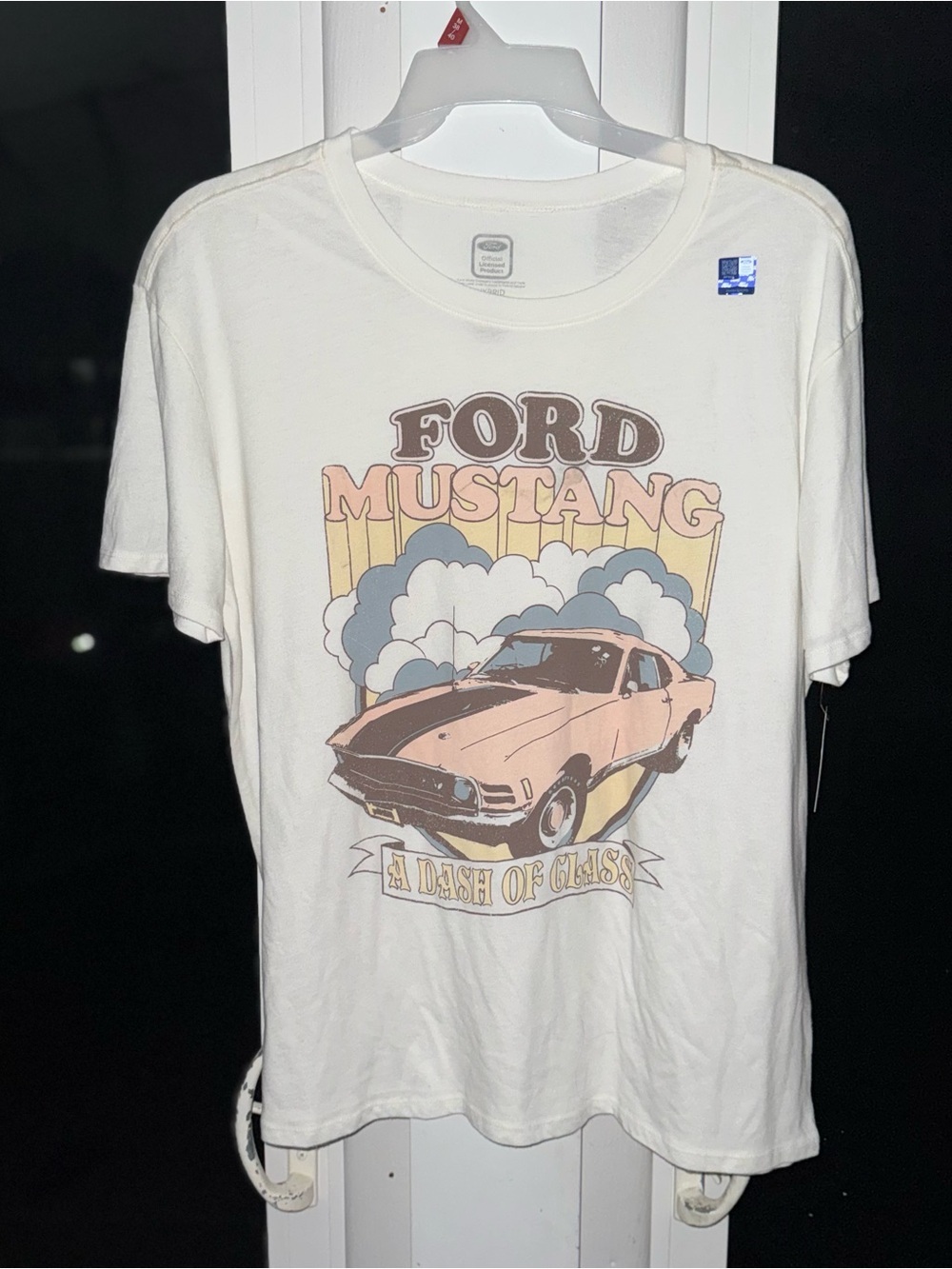 Time and Tru Women's Ford Mustang Graphic Tee Shirt XL 16-18 NWT Vintage Muscle - Picture 3 of 8